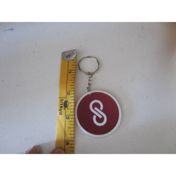 Handmade Unique Upcycled Posh Keychain - Picture 9 of 15